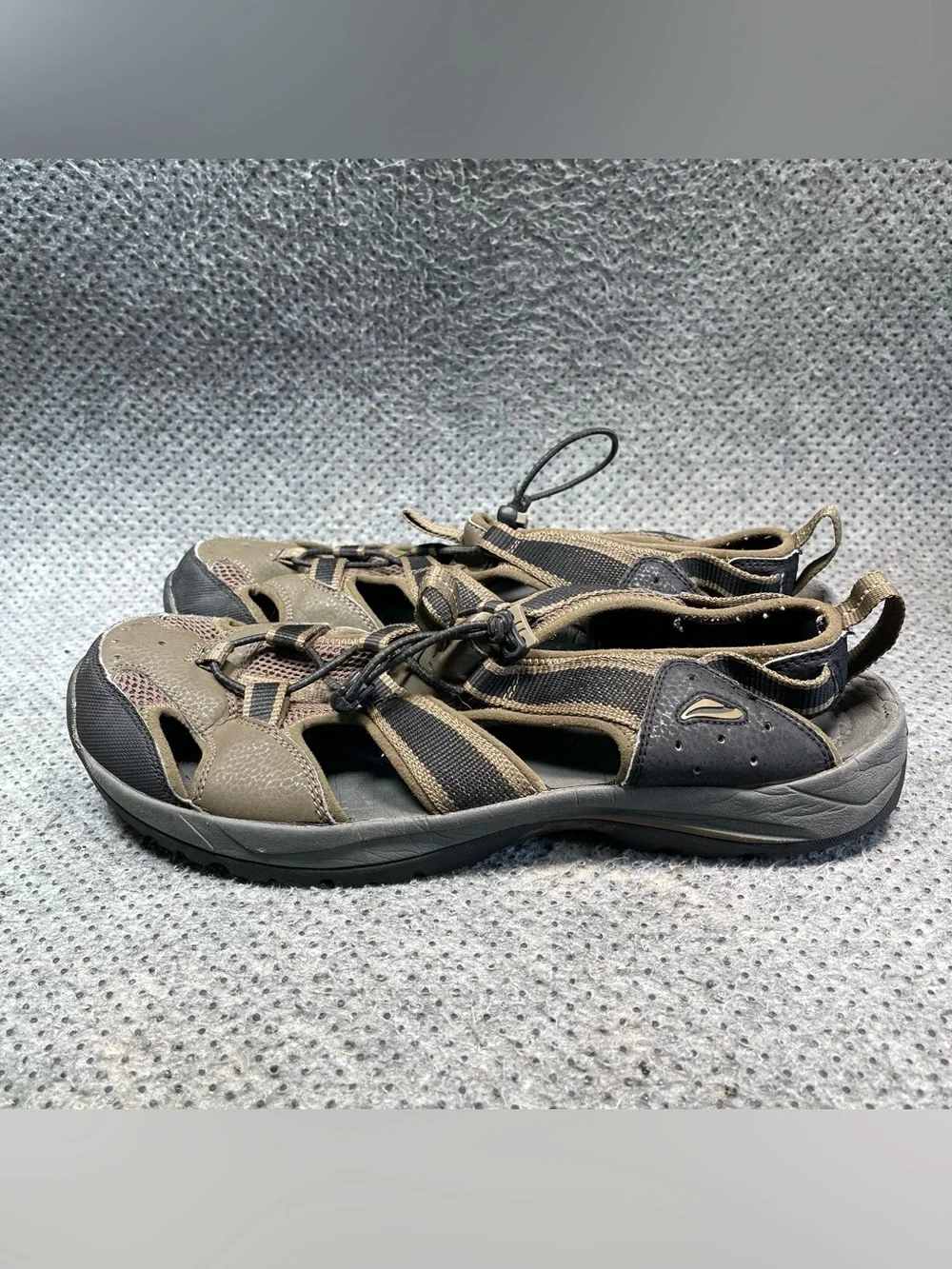 Abeo H20 Danville Brown Leather Sandals Size 13 Men’s